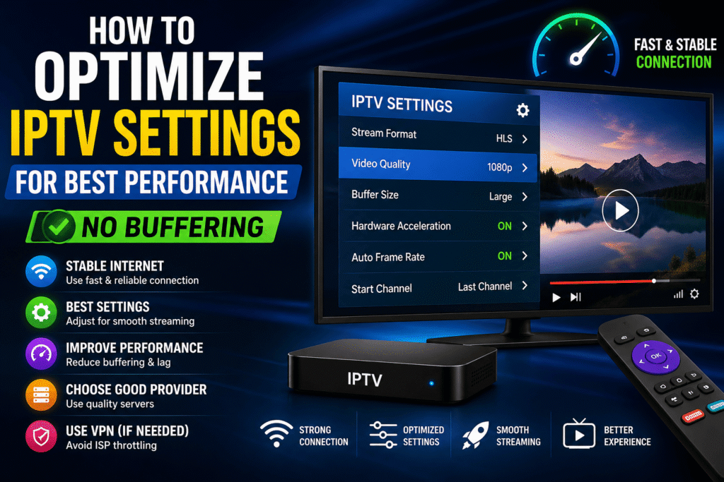 optimize IPTV settings
